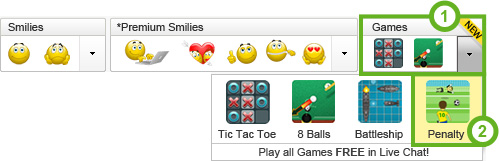Live Games Instruction